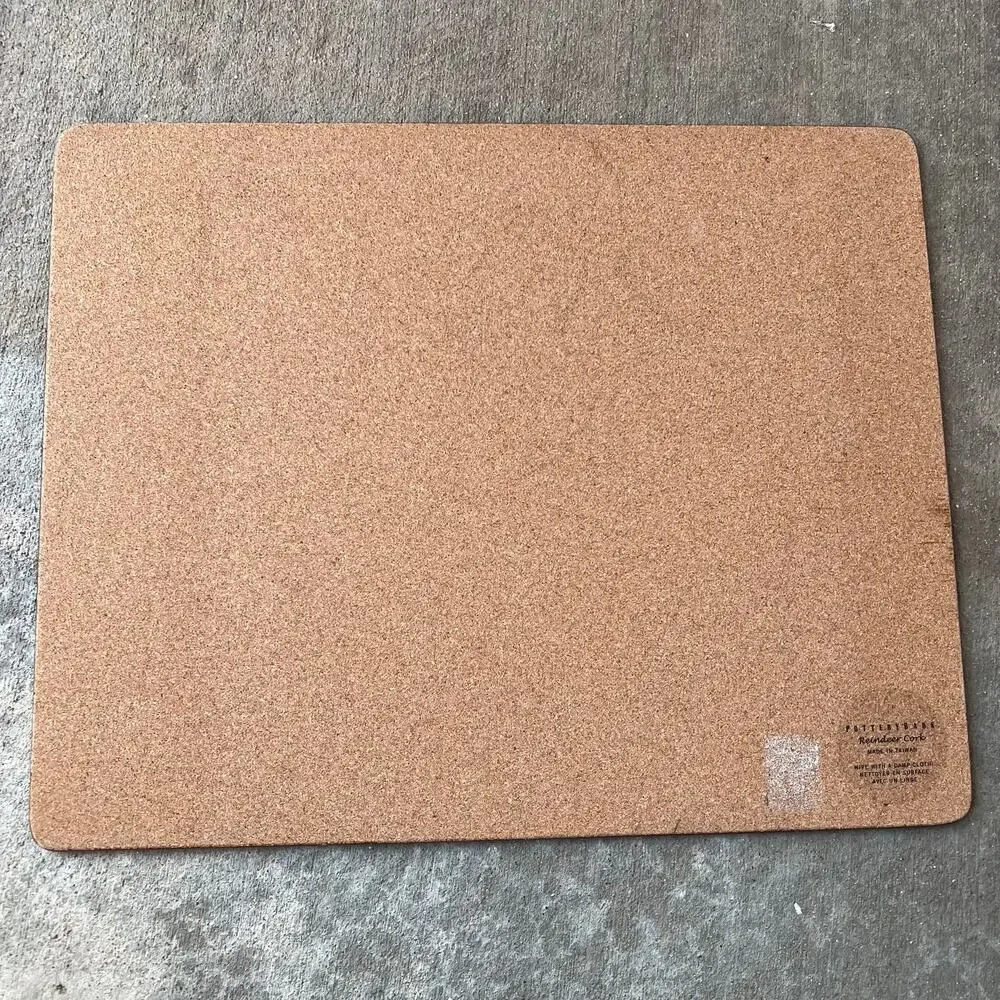 Pottery Barn Reindeer Cork 4-CT Holiday Christmas Tabletop Placemats